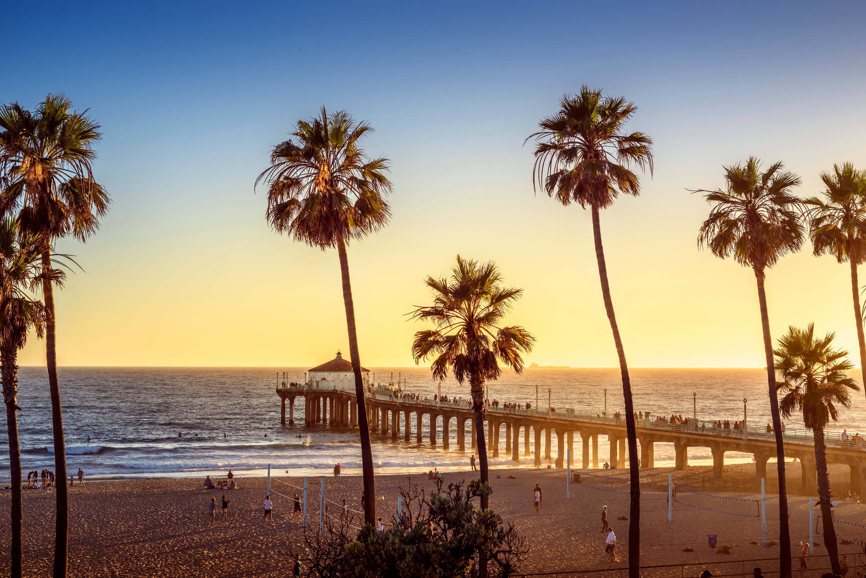 Manhattan Beach Pier at Sunset